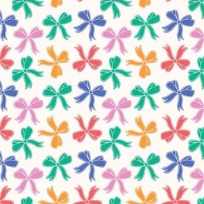 Cute Rainbow Bows  Small Fabric Home Decor Wallpaper