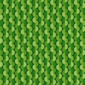Midcentury Modern Monochrome Mingle - Green (small)