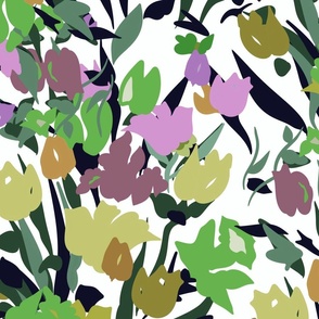 Giardino (large) in Lilac and Green
