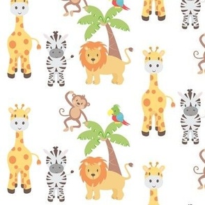 Nursery jungle animals