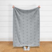 Classic Shining Stars Platinum Gray and Silver Large  Scale