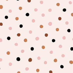 Boho Halloween dots on cream| medium