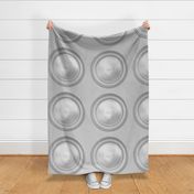   70s - 80s Grey   Roundel Wallpaper style 2