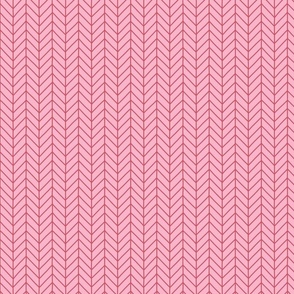 Warm Sun Chevron (8") - pink