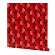 Midcentury Modern Monochrome Mingle - Red  (large)