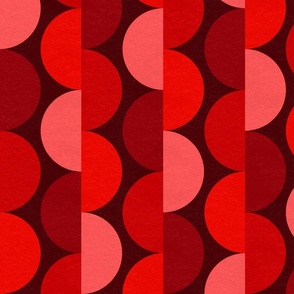 Midcentury Modern Monochrome Mingle - Red  (large)