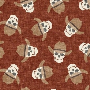 Cowboy Skulls - rust tossed - LAD24