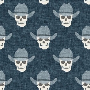 Cowboy Skulls - dark blue - LAD24