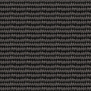 Rustic Stitched Diamond Weave - Black and Gray - Small