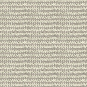 Rustic Stitched Diamond Weave - Cream and Tan - Small