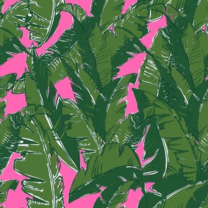 Leaves Bananique in Bubblegum Pink