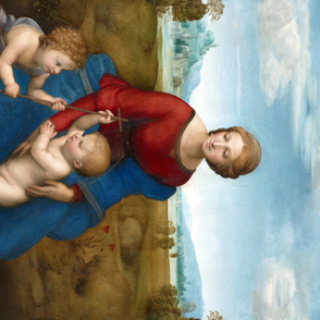 Seamless: Raphael - Madonna in the Meadow
