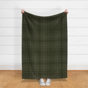 dark green textured plaid