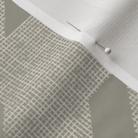 houndstooth_weave - nostalgic grey_ soft off-white - hand drawn textured geometric plaid