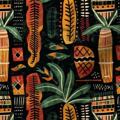 African background pattern texture design abstract textile illustration geometric fabric ethnic vector