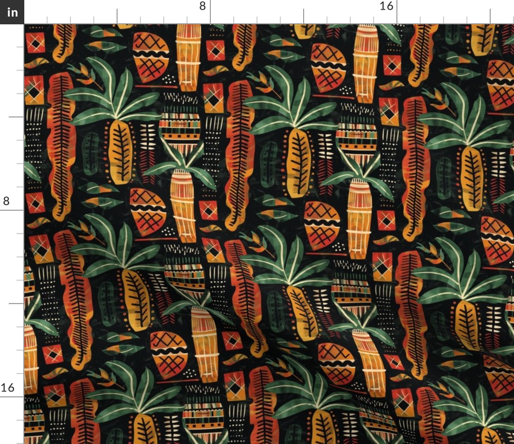 African background pattern texture design abstract textile illustration geometric fabric ethnic vector