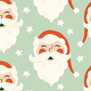 Happy Santa in mint9