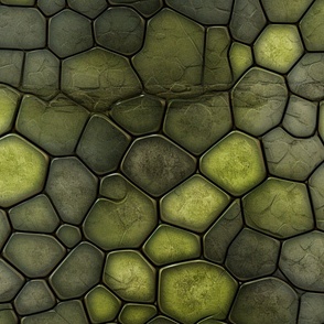 Peridot Green Mosaic Pattern 3