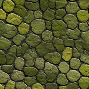 Peridot Green Mosaic Pattern 4