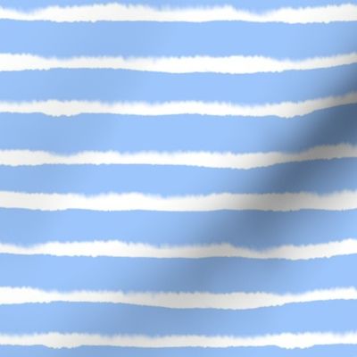Small scale-watercolor stripes-sky blue