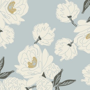 line-drawn-peony-serpentine-floral-1-cream-on-blue-lilac-24in at 150dpi (xlarge)