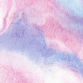 Watercolor Pink and Blue Background