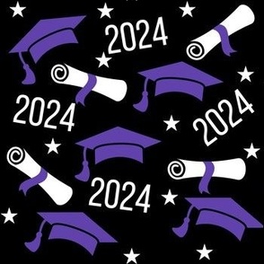 Class of 2024 Graduation - Purple