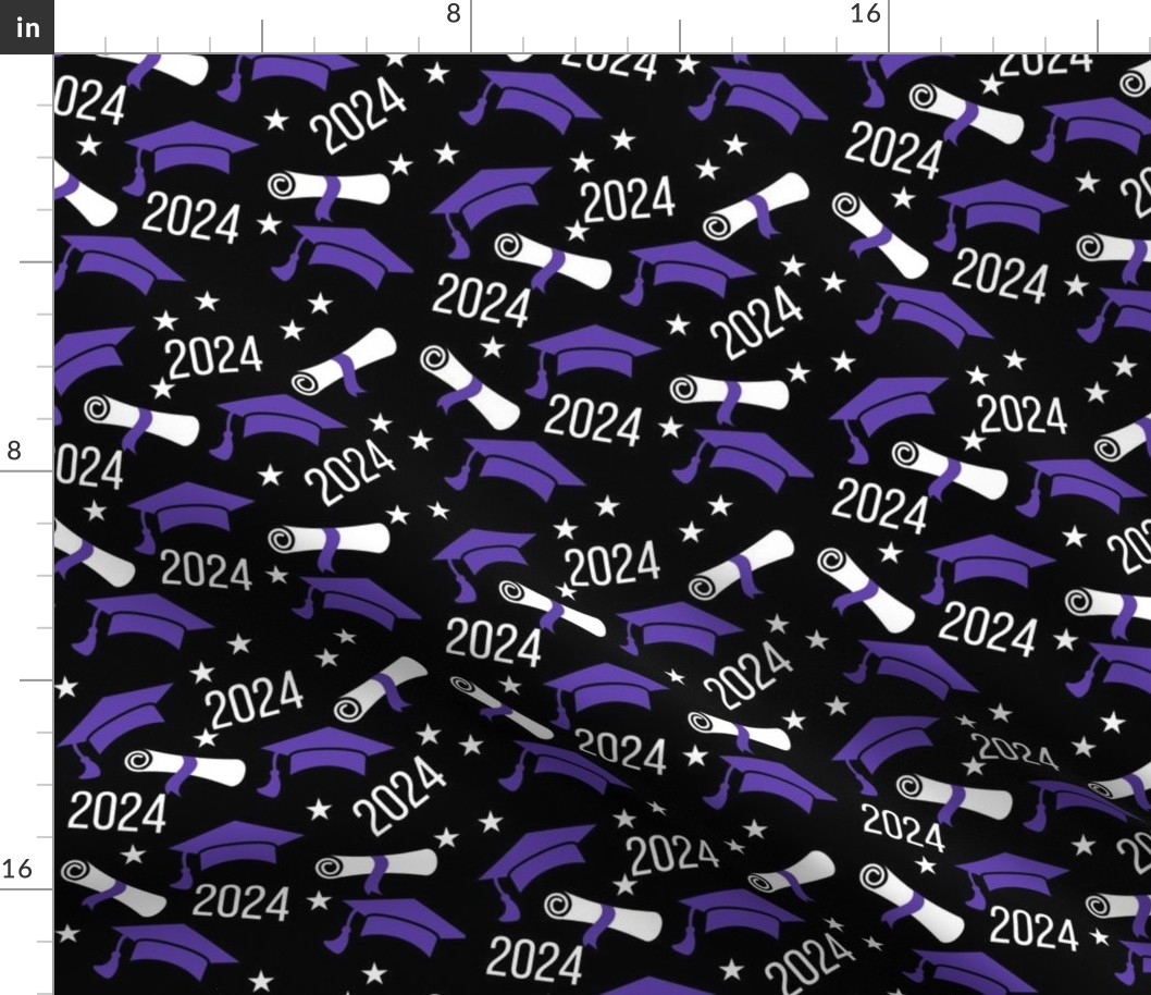 Class of 2024 Graduation - Purple