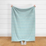 small // tropical sea life tribal stripe in light baby blue 