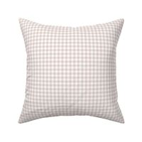 Gingham plaid in grey and white 1/4 inch | small