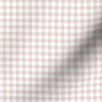Gingham plaid in grey and white 1/4 inch | small