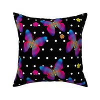 Butterfly Glow Polka Large