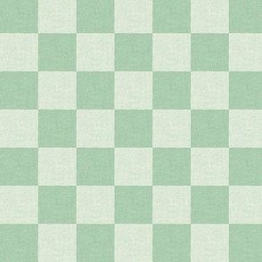 Green and white crosshatch burlap woven texture check