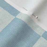 Sky blue crosshatch burlap woven texture check