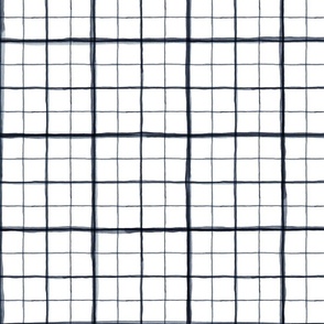 21" Watercolour graph grid in blue grey