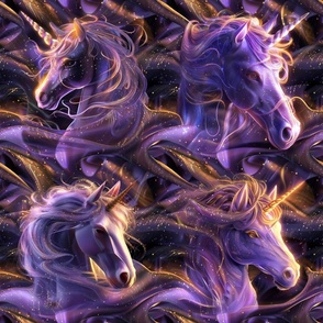 Purple Fantasy Unicorns