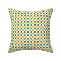 Green and yellow_0.5 inch gingham