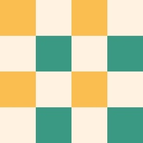 Green and yellow_2 inch gingham