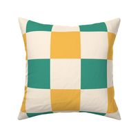 Green and yellow_4 inch gingham