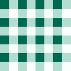 Green_1 inch gingham