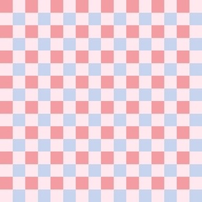 Pink and blue_0.5 inch gingham