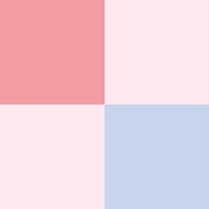 Pink and blue_4 inch gingham