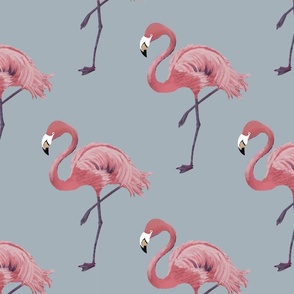 Watercolor Flamingos