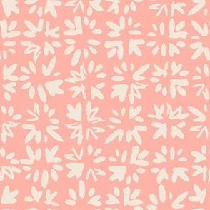 (Large) Abstract Painted Splash Marks - Blush Pink