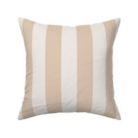 duo tone panel stripes in neutrals-cramel sand brown, beige-2 inch-sacndi japandi collection