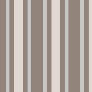 REGENCY STRIPES in neutrals, brown, beige, stone grey-sacndi japandi collection