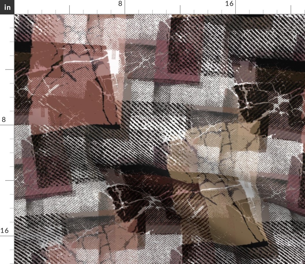 Abstract grunge pattern.  Brown, black, gray background.