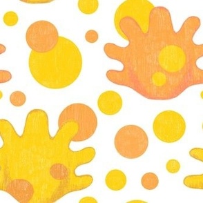 Yellow/orange shells and circles