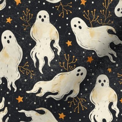 halloween ghosts with tiny stars Wb24 medium scale