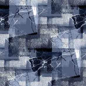Abstract grunge pattern. Blue, black, gray background.
